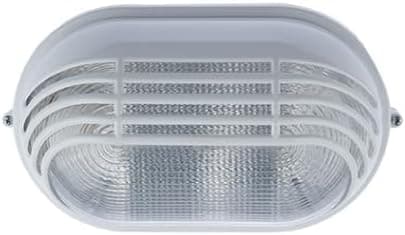 مصباح حاجز كروي باللون الأبيض