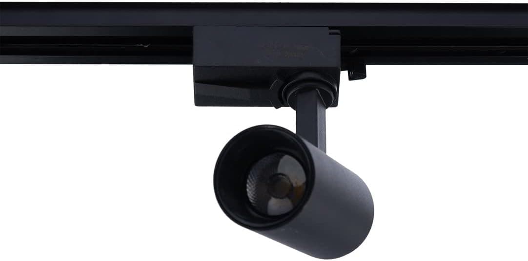 مصباح سقف 17x8 اسود، معدن