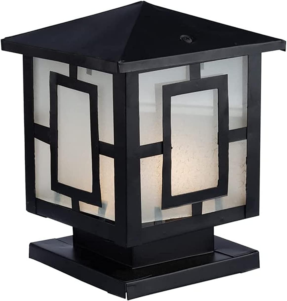 مصباح أرضي بلاك ايرث، 15x15 سم، من Mishkah Lighting - اسود - RL-BP-001