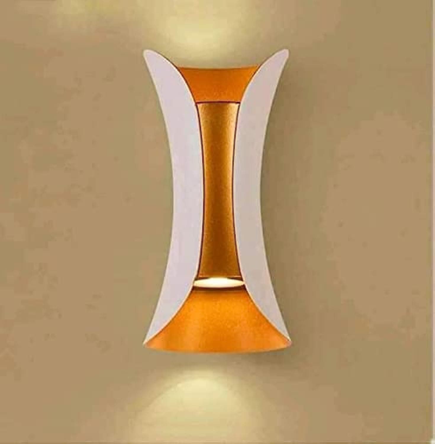 اب داون 3 × 2 وات ابيض وذهبي، أكريليك